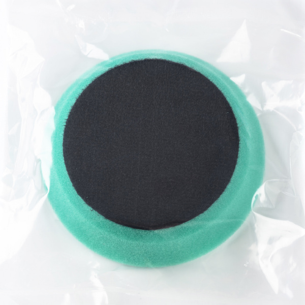 Glosswork Foam Pad Ex-Cut Экстра-твердый полировальный круг 75 мм, зеленый